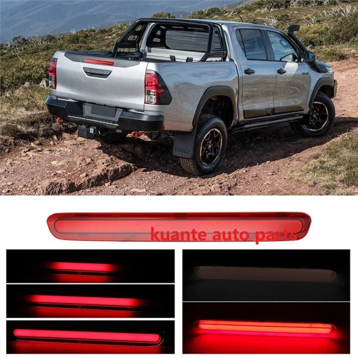 Нова Led задна врата с висока позиция, трета спирачна лампа, подходяща за Toyota Hilux Revo Pickup 2018-2020